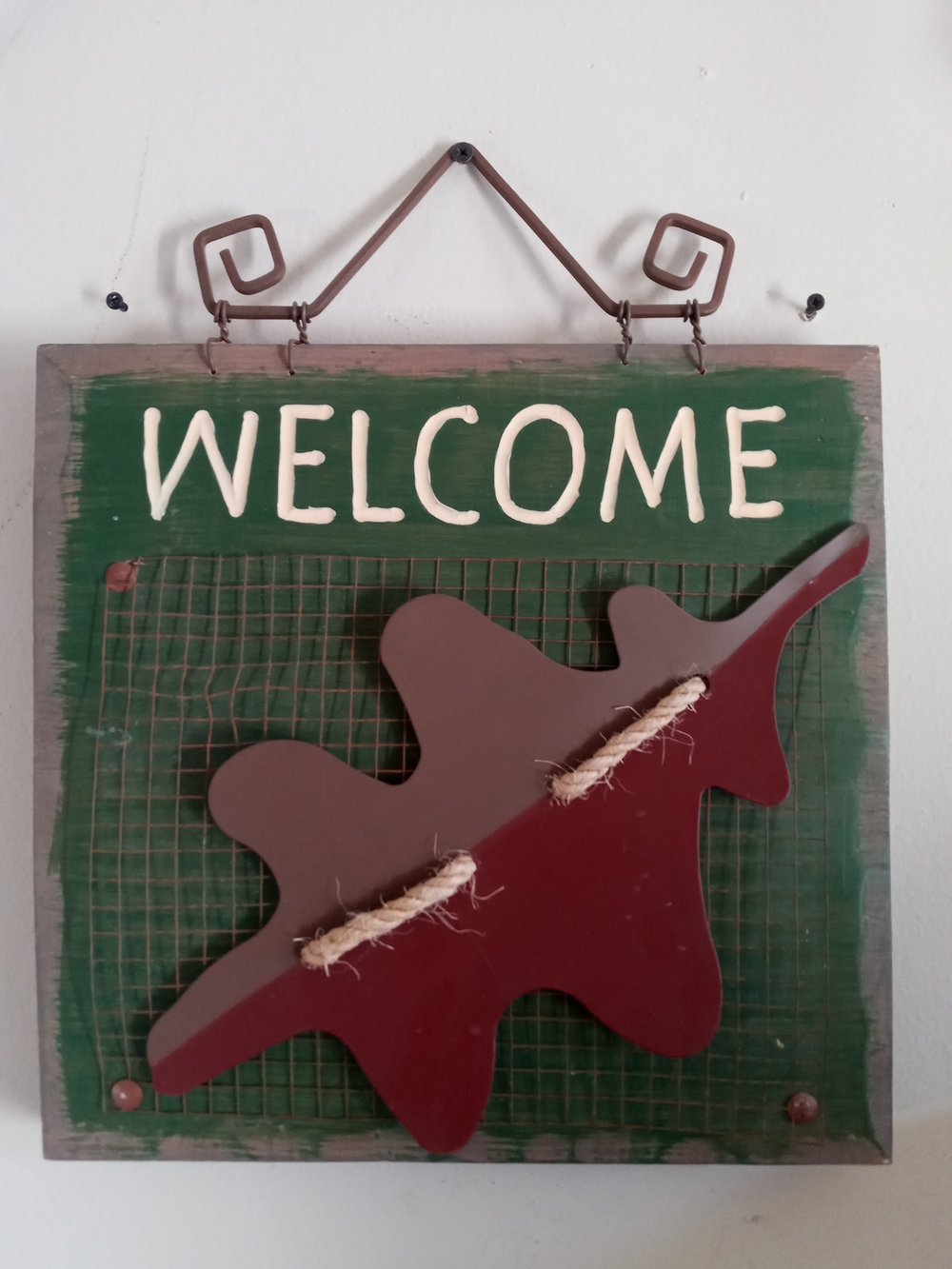 Wall Hanging 12" Wooden Welcome Fall Home Decor Sign